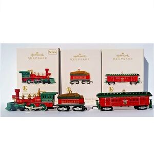 HALLMARK KEEPSAKE LIONEL 2012 NUTCRACKER ROUTE CHRISTMAS TRAIN 3 PC LOCOMOTIVE